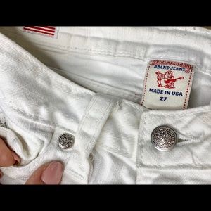 White Women’s True Religion Swarovski Accent Jeans